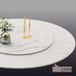 Contemporary 1/4/5/7/9/13 Pieces Furniture Round Stone Dining Set in White Clearhalo 'Dining Room Sets' 'Dining Tables & Seating' 'dining_room_set' 'furn' 'furn_dining_room_set' 'Furniture' 'Kitchen & Dining Furniture' 7076099