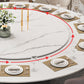 Contemporary 1/4/5/7/9/13 Pieces Furniture Round Stone Dining Set in White Clearhalo 'Dining Room Sets' 'Dining Tables & Seating' 'dining_room_set' 'furn' 'furn_dining_room_set' 'Furniture' 'Kitchen & Dining Furniture' 7076101