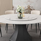 Contemporary 1/4/5/7/9/13 Pieces Furniture Round Stone Dining Set in White Clearhalo 'Dining Room Sets' 'Dining Tables & Seating' 'dining_room_set' 'furn' 'furn_dining_room_set' 'Furniture' 'Kitchen & Dining Furniture' 7076102