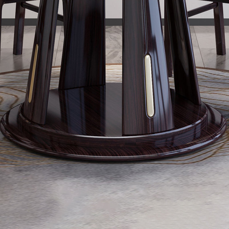 Moderne 1/2/7 Stück Möbel runde Stein Essset für Küche