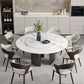 Modern 1/4/7/9 Pieces Furniture Round Stone Dining Set for Kitchen