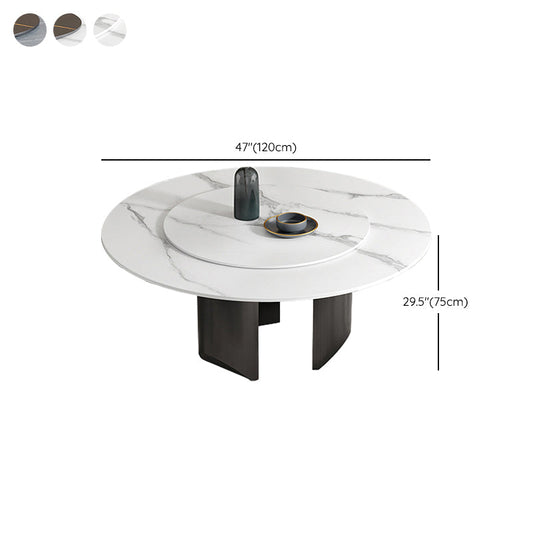 モダンな1/4/7/9ピース家具丸い石のダイニングセットキッチン