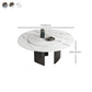 Modern 1/4/7/9 Pieces Furniture Round Stone Dining Set for Kitchen