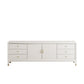 Glam TV Stand Console Solid Wood TV Media Stand with 6 Drawers 79"L x 17"W x 27"H Clearhalo 'furn' 'furn_tv_stands_entertainment_centers' 'Furniture' 'Living Room Furniture' 'TV Stands & Entertainment Centers' 'TV Stands & Media Storage Furniture' 'tv_stands_entertainment_centers' 7076332