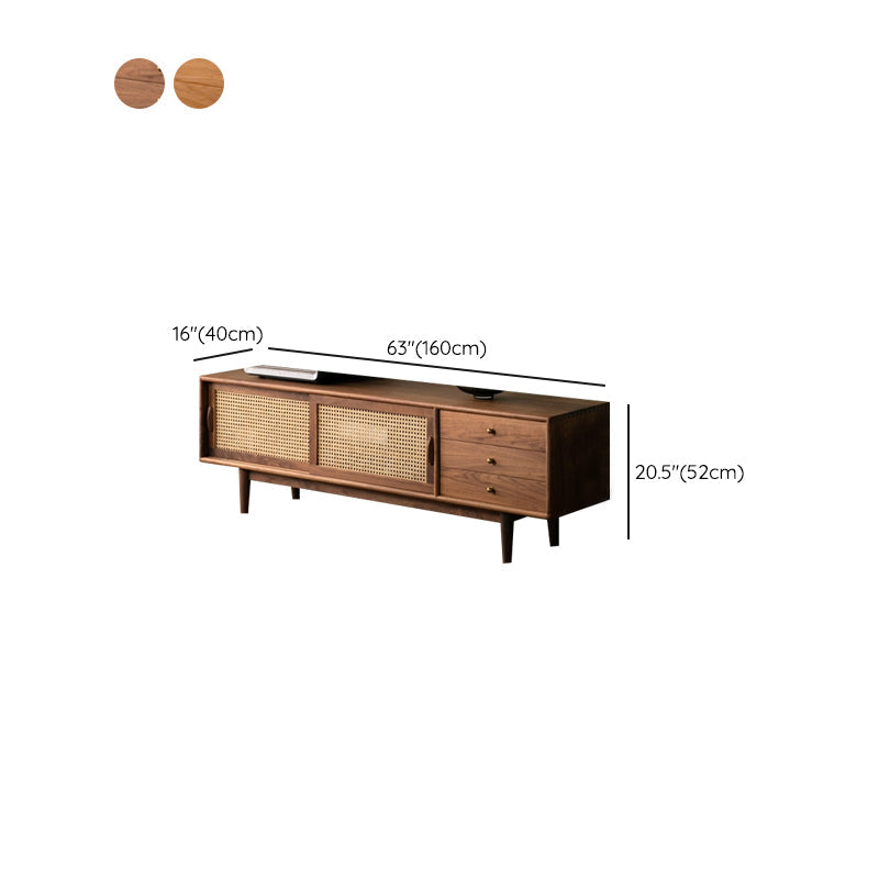 Glam TV Stand Console Solid Wood TV Media Stand with Drawers Clearhalo 'furn' 'furn_tv_stands_entertainment_centers' 'Furniture' 'Living Room Furniture' 'TV Stands & Entertainment Centers' 'TV Stands & Media Storage Furniture' 'tv_stands_entertainment_centers' 7076359