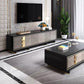 Glam TV Stand Console Enclosed Storage TV Media Stand with Drawers Clearhalo 'furn' 'furn_tv_stands_entertainment_centers' 'Furniture' 'Living Room Furniture' 'TV Stands & Entertainment Centers' 'TV Stands & Media Storage Furniture' 'tv_stands_entertainment_centers' 7076399