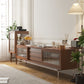 Scandinavian TV Stand Console Solid Wood TV Media Stand with Drawers Clearhalo 'furn' 'furn_tv_stands_entertainment_centers' 'Furniture' 'Living Room Furniture' 'TV Stands & Entertainment Centers' 'TV Stands & Media Storage Furniture' 'tv_stands_entertainment_centers' 7076418
