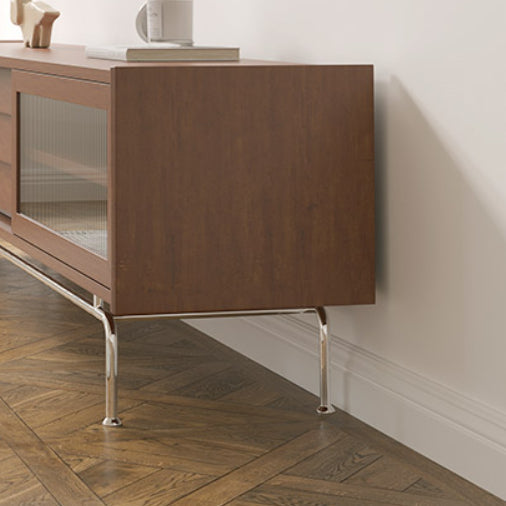 Scandinavian TV Stand Console Solid Wood TV Media Stand with Drawers Clearhalo 'furn' 'furn_tv_stands_entertainment_centers' 'Furniture' 'Living Room Furniture' 'TV Stands & Entertainment Centers' 'TV Stands & Media Storage Furniture' 'tv_stands_entertainment_centers' 7076423