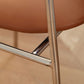 Chaise de salle à manger de cuisine contemporaine Open Back Metal Fide Side