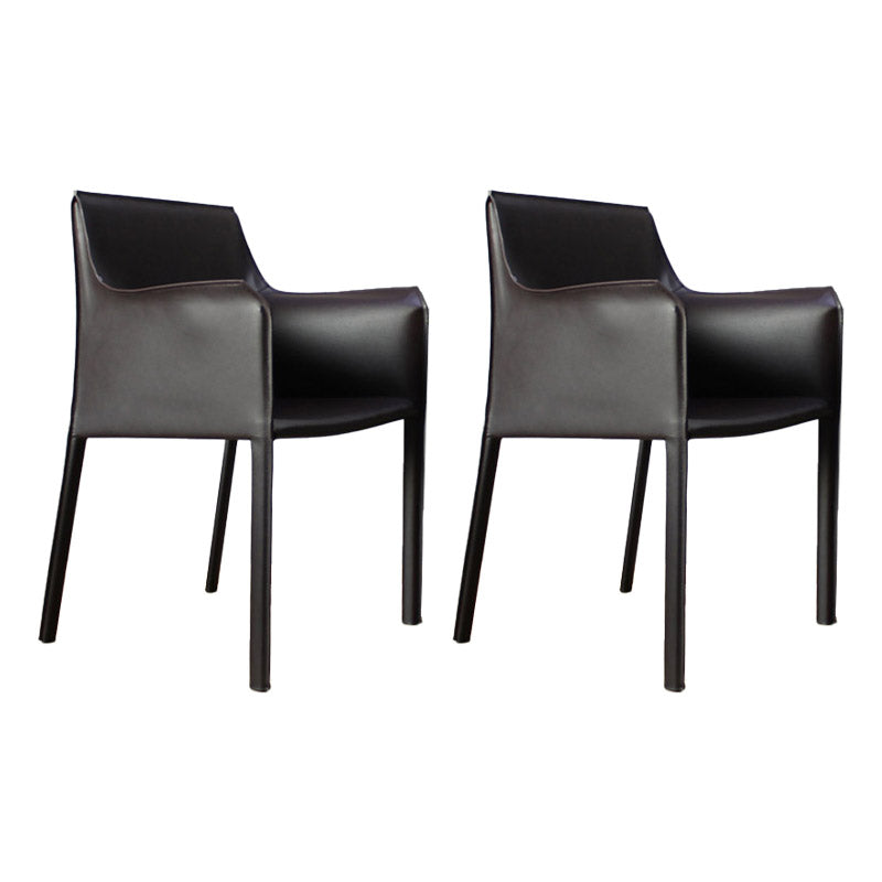 工業用布張りのアームダイニングチェアキッチンパーソンズチェア