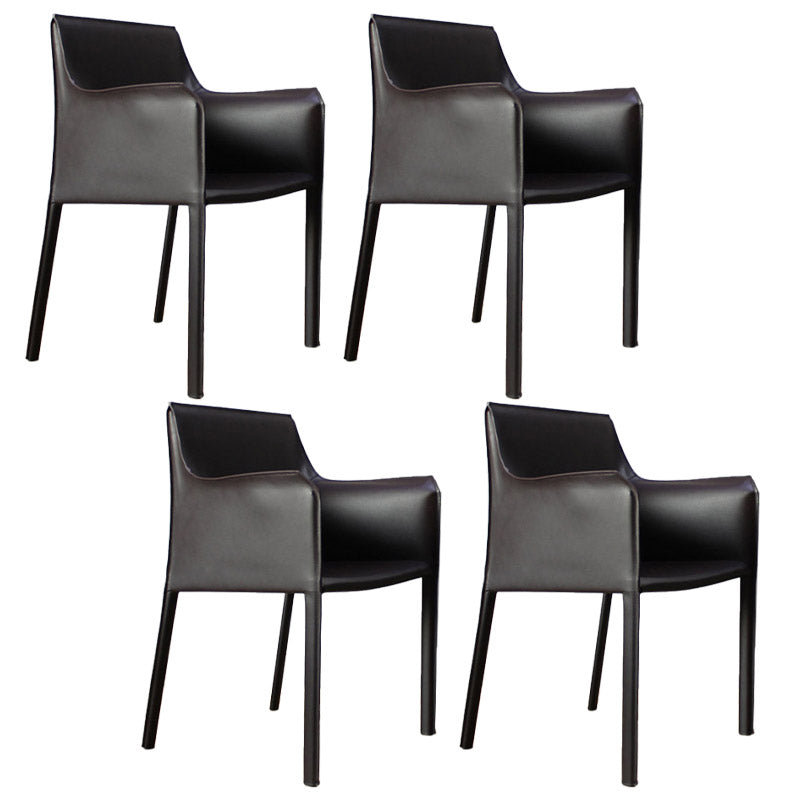 工業用布張りのアームダイニングチェアキッチンパーソンズチェア