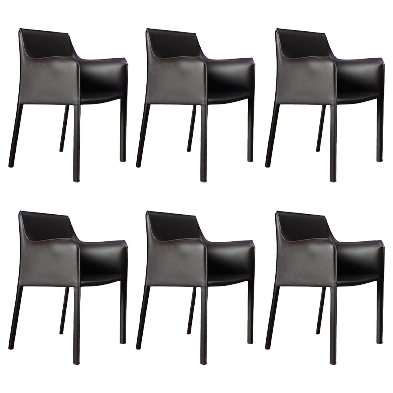 工業用布張りのアームダイニングチェアキッチンパーソンズチェア