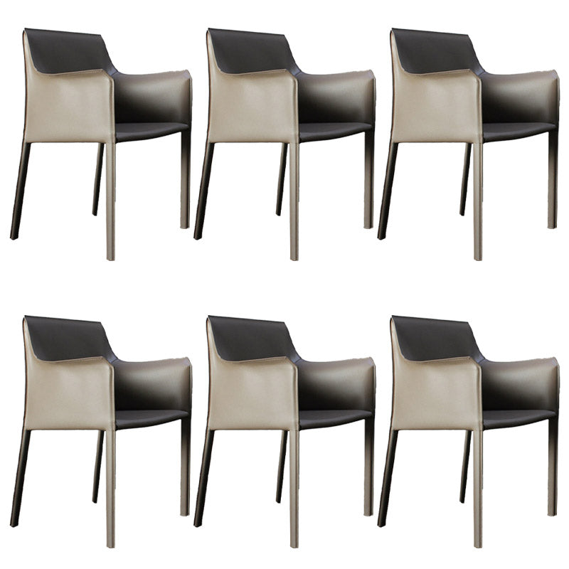 工業用布張りのアームダイニングチェアキッチンパーソンズチェア