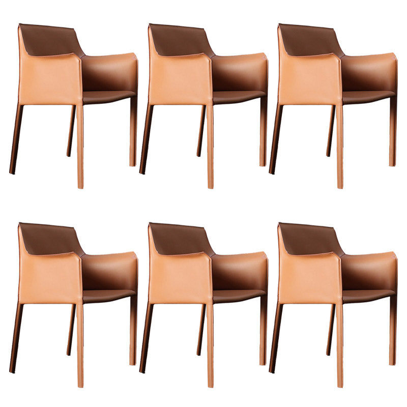 工業用布張りのアームダイニングチェアキッチンパーソンズチェア