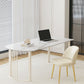 Contemporary Dining Room Dinner Table 4 Legs Stone Dining Table Clearhalo 'Dining Tables & Seating' 'Dining Tables' 'dining_table' 'furn' 'furn_dining_table' 'Furniture' 'Kitchen & Dining Furniture' 7076612