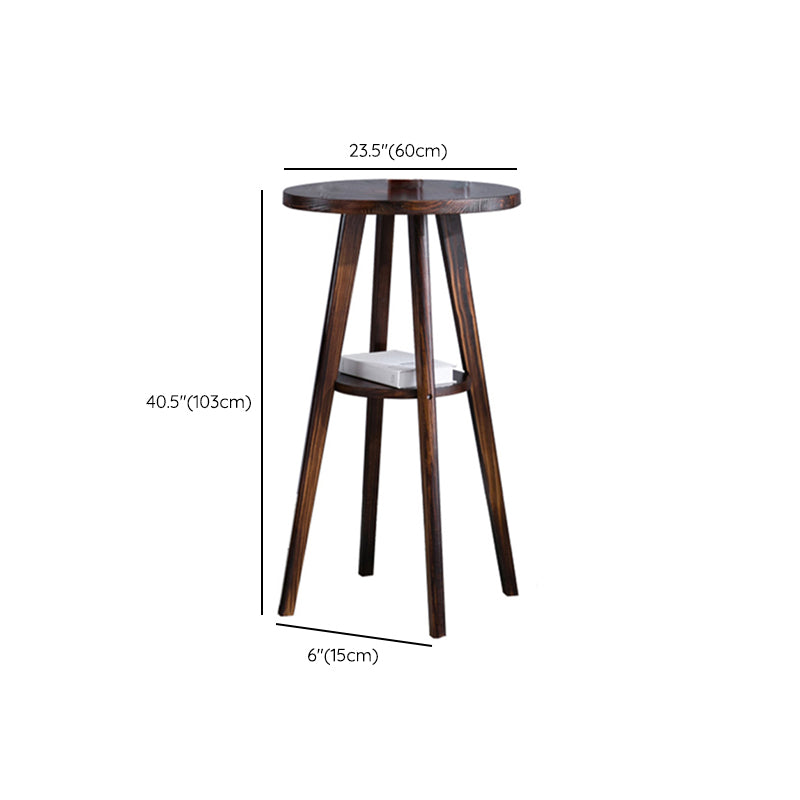 Solid Wood Pub Dining Set Contemporary 1/2/3 Pieces Table and Stool Set Clearhalo 'Bar Furniture' 'furn' 'furn_home_bar_bar_sets' 'Furniture' 'Home Bars & Bar Sets' 'home_bar_bar_sets' 'Kitchen & Dining Furniture' 7076744