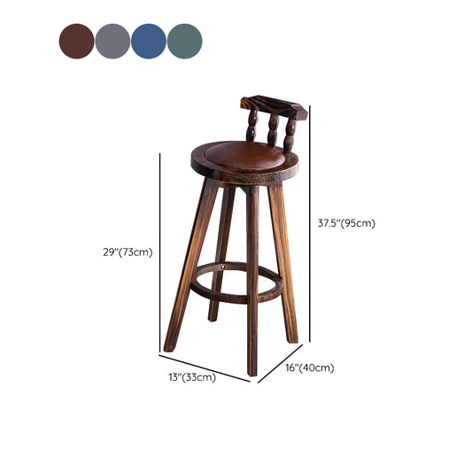 Solid Wood Pub Dining Set Contemporary 1/2/3 Pieces Table and Stool Set