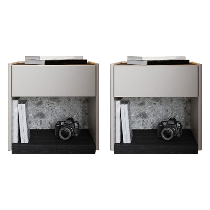 Table table de chevet de table moderne en bois pour chambre à coucher