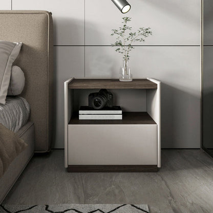 Table table de chevet de table moderne en bois pour chambre à coucher