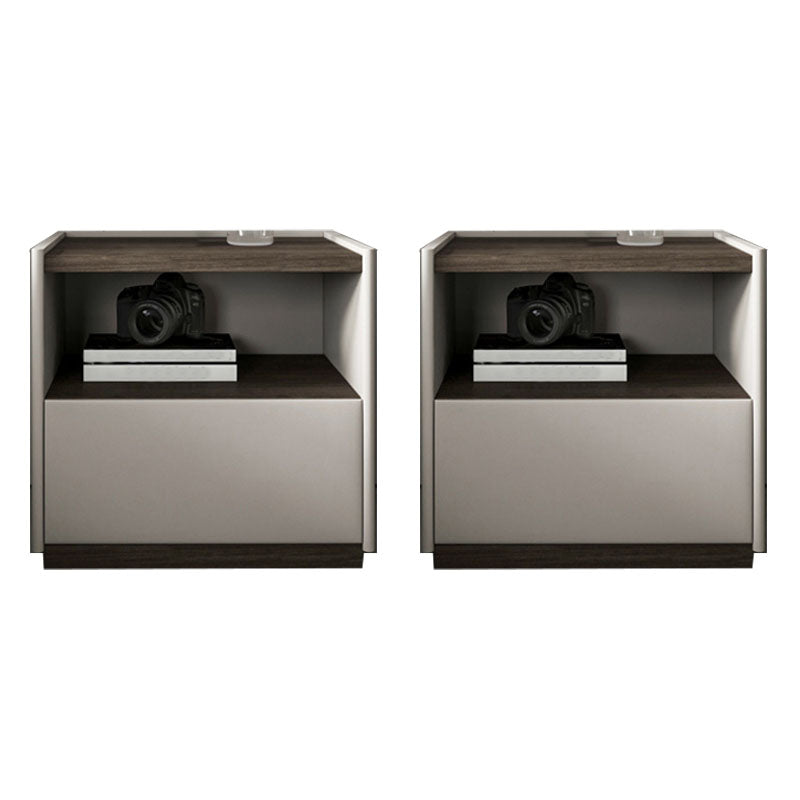 Table table de chevet de table moderne en bois pour chambre à coucher