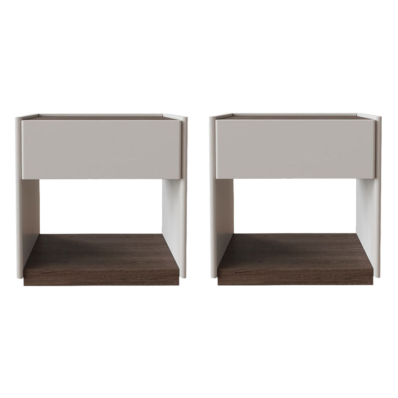 Table table de chevet de table moderne en bois pour chambre à coucher