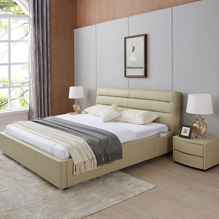 Modern Accent Table Nightstand Leather Bedside Cabinet for Bedroom Clearhalo 'Bedroom Furniture' 'furn' 'furn_night_stand' 'Furniture' 'night_stand' 'Nightstands' 7077953