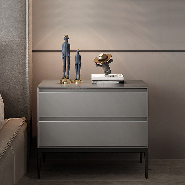 Table de chevet de table à accent moderne armoire au chevet en bois pour chambre à coucher