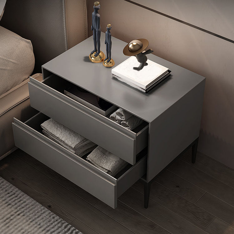 Modern Accent Table Nightstand Faux Wood Bedside Cabinet for Bedroom Clearhalo 'Bedroom Furniture' 'furn' 'furn_night_stand' 'Furniture' 'night_stand' 'Nightstands' 7078024