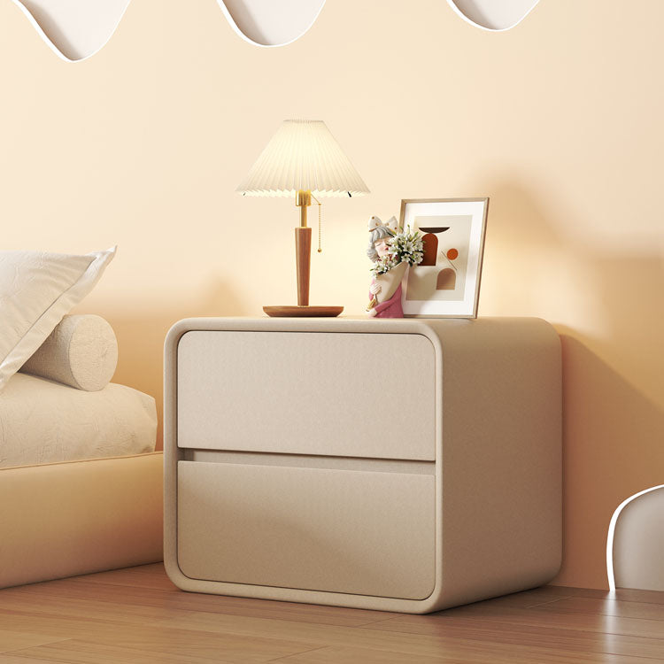 引き出し付きのモダンなアクセントテーブルナイトスタンド木製ベッドサイドキャビネット