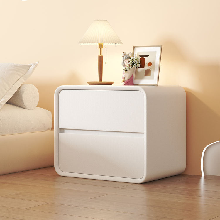 引き出し付きのモダンなアクセントテーブルナイトスタンド木製ベッドサイドキャビネット