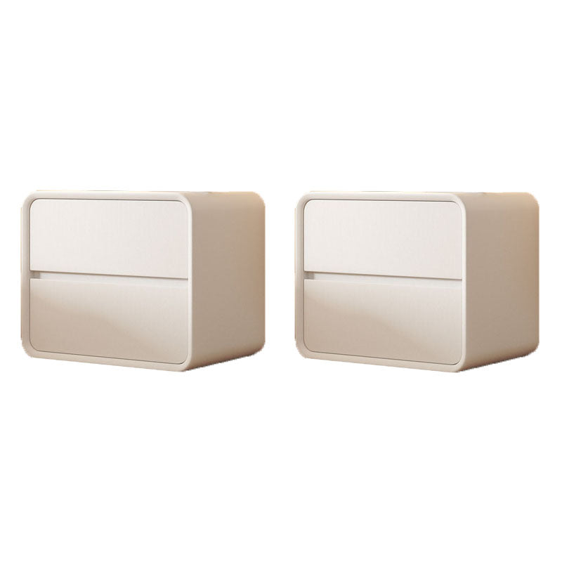 Moderner Akzenttisch Nachttisch Holz Nachttschrank mit Schubladen