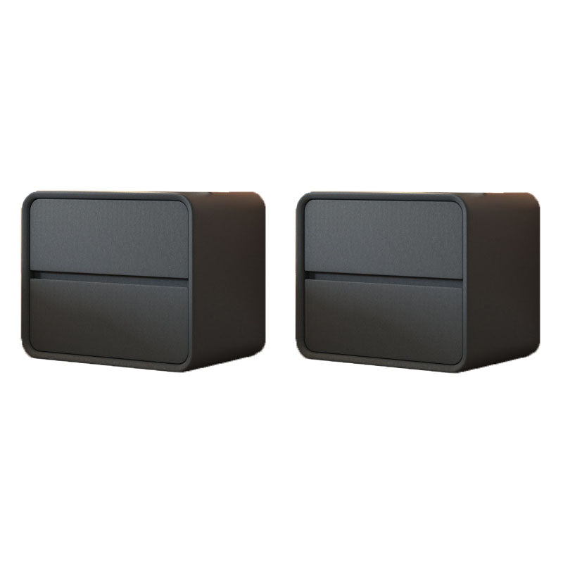 Moderner Akzenttisch Nachttisch Holz Nachttschrank mit Schubladen