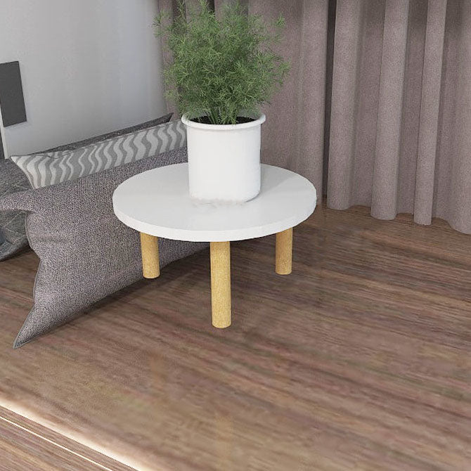 Modern houten bed nachtkastje open opberg nachttafel voor slaapkamer