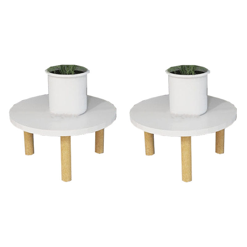 Modern houten bed nachtkastje open opberg nachttafel voor slaapkamer