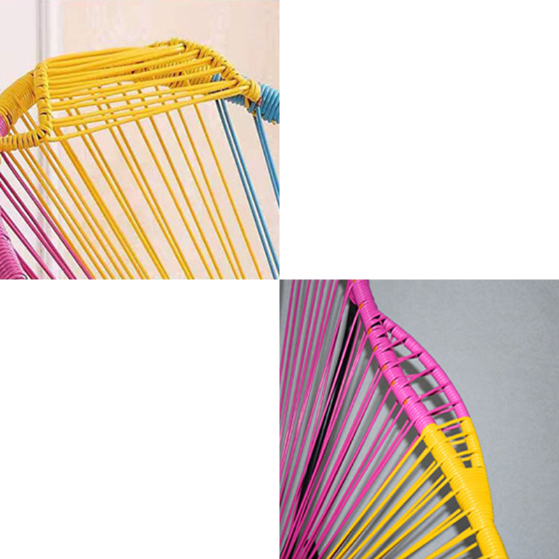 Silla de mecedora de estilo moderno Ratán de ratán al aire libre para ocio