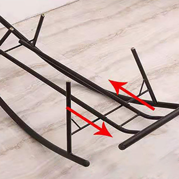 Silla de mecedora de estilo moderno Ratán de ratán al aire libre para ocio