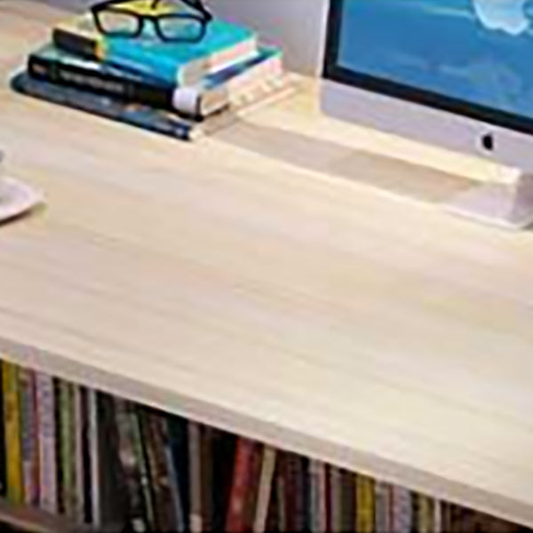 Rectangular Wooden Office Desk Antique Finish Modern Computer Desk Clearhalo 'furn' 'furn_office_desk' 'Furniture' 'Office Desks' 'Office Furniture' 'office_desk' 7082326