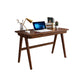 Rectangular Shaped Office Table Wooden Writing Desk for Home Brown No Shelf Clearhalo 'furn' 'furn_office_desk' 'Furniture' 'Office Desks' 'Office Furniture' 'office_desk' 7082383