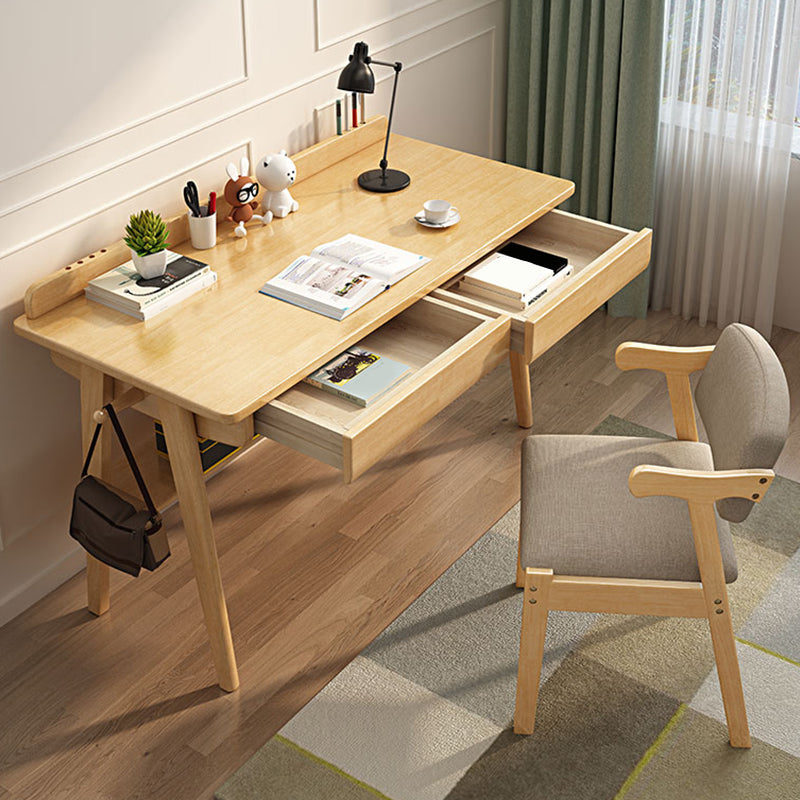 Rectangular Shaped Office Table Wooden Writing Desk for Home Clearhalo 'furn' 'furn_office_desk' 'Furniture' 'Office Desks' 'Office Furniture' 'office_desk' 7082392