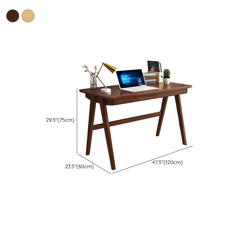 Rectangular Shaped Office Table Wooden Writing Desk for Home Clearhalo 'furn' 'furn_office_desk' 'Furniture' 'Office Desks' 'Office Furniture' 'office_desk' 7082399
