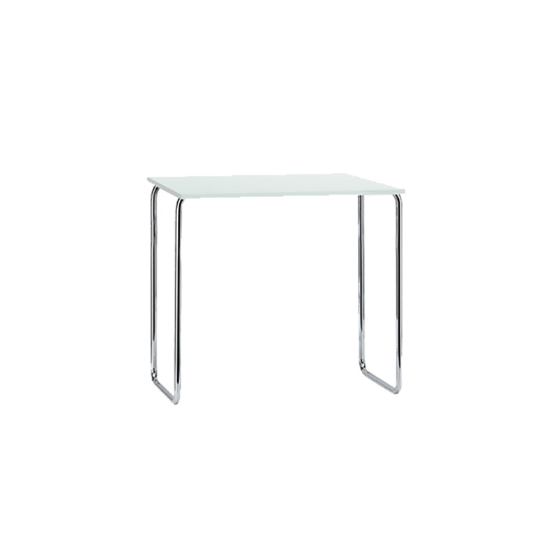 Table de tareas de forma rectangular de escritorio de estilo moderno de vidrio con 2 legs para el hogar