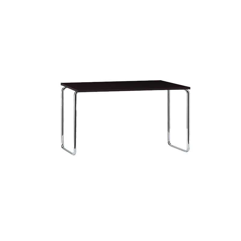 Table de tareas de forma rectangular de escritorio de estilo moderno de vidrio con 2 legs para el hogar