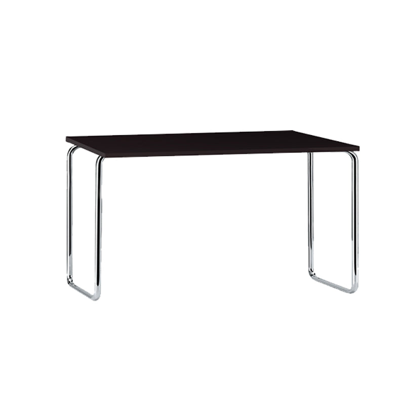 Table de tareas de forma rectangular de escritorio de estilo moderno de vidrio con 2 legs para el hogar