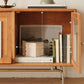 Scandinavian TV Stand Console Wooden TV Media Stand with Doors Clearhalo 'furn' 'furn_tv_stands_entertainment_centers' 'Furniture' 'Living Room Furniture' 'TV Stands & Entertainment Centers' 'TV Stands & Media Storage Furniture' 'tv_stands_entertainment_centers' 7082574