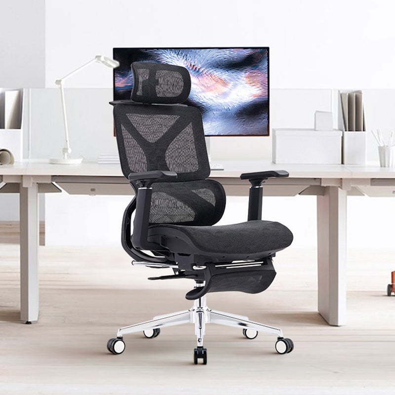 Modern Removable Arms Office Chair No Distressing Ergonomic Chair with Breathable Back Clearhalo 'furn' 'furn_office_chair' 'Furniture' 'Office Chairs' 'Office Furniture' 'office_chair' 7082686