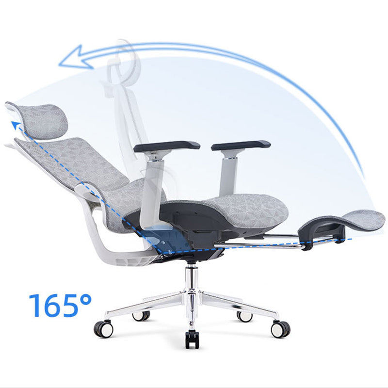 Modern Removable Arms Office Chair No Distressing Ergonomic Chair with Breathable Back Clearhalo 'furn' 'furn_office_chair' 'Furniture' 'Office Chairs' 'Office Furniture' 'office_chair' 7082693