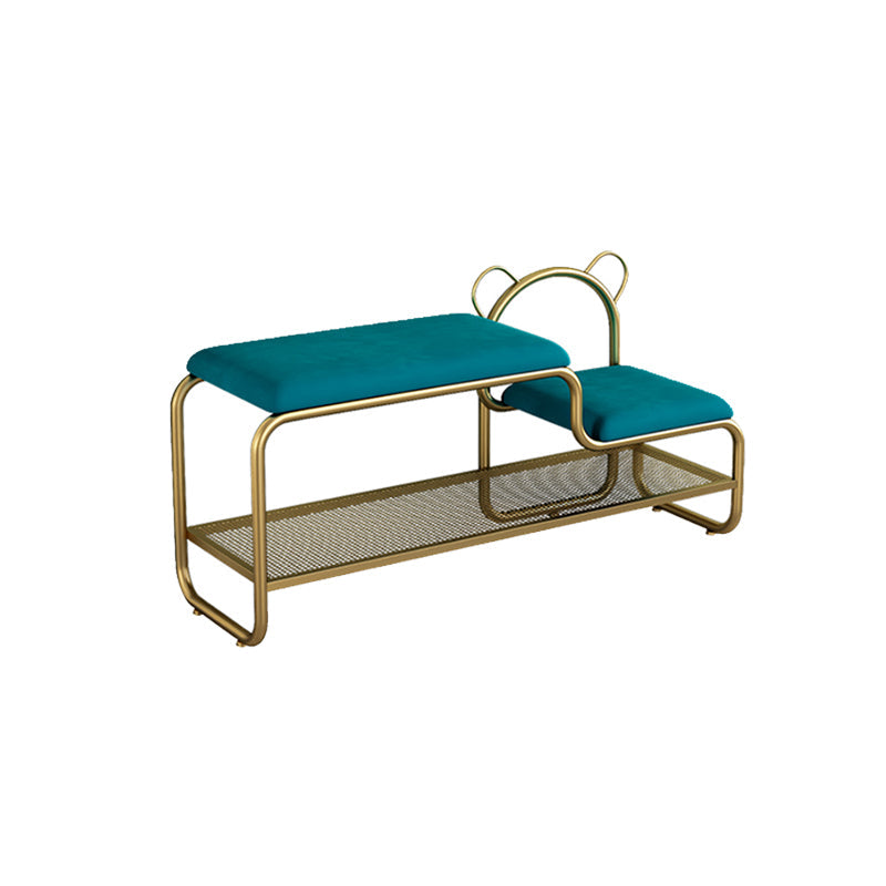 Cushioned Seating Bench Rectangle Shoe Storage Entryway Bench , 12.5 inch W Clearhalo 'Benches' 'Chairs & Seating' 'furn' 'furn_benches' 'Furniture' 'Living Room Furniture' 7083305