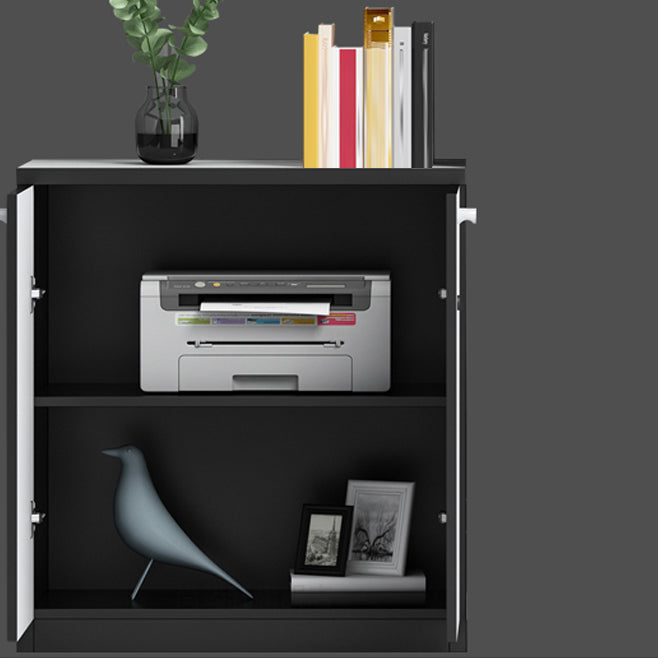 Archivo vertical simple Archivo de madera de la oficina en el hogar