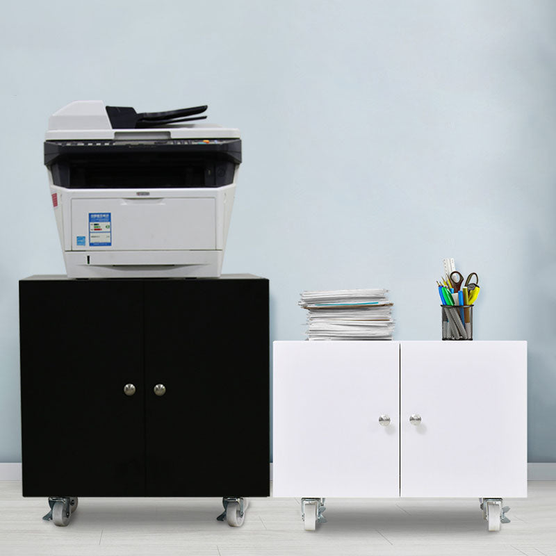 Office Metal Cabinet Modern Locking Drawers File Cabinet with Castors Clearhalo 'Filing Cabinets' 'filling_cabinets' 'furn' 'furn_filling_cabinets' 'Furniture' 'Office Furniture' 7087163