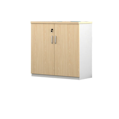 Archivo de archivos de estilo nórdico Archivo lateral de madera con almacenamiento de bloqueo